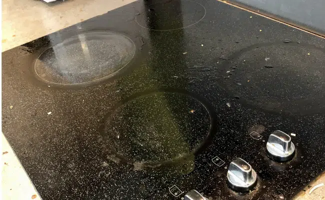 how to clean a ceramic hob