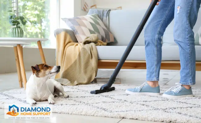 should you vacuum or dust first