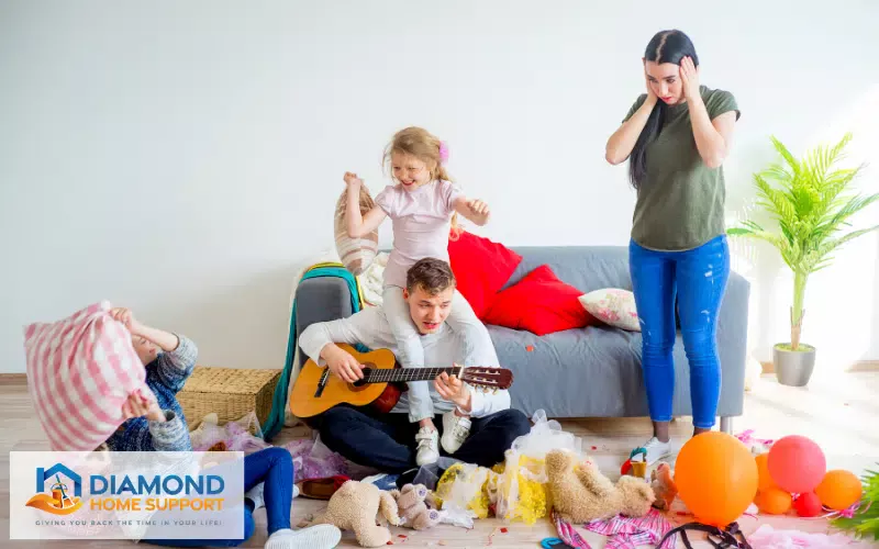 how to keep a clean house with kids
