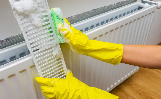 how to clean a radiator
