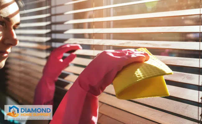 how to clean wooden blinds