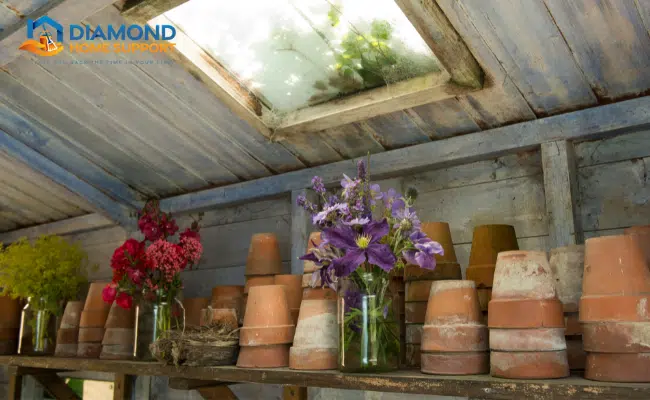 garden shed decluttering