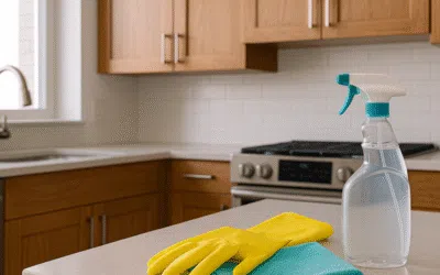 Best Way to Clean Greasy Kitchen Cabinets and Remove Grime
