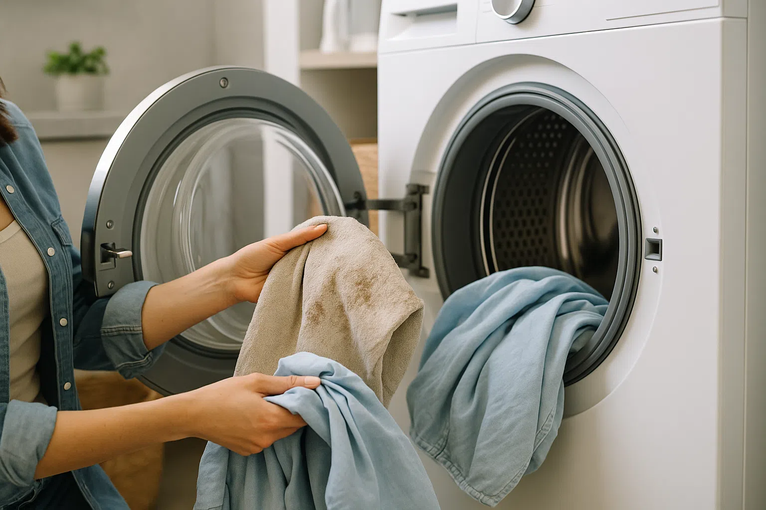 how to remove hard water stains from clothes 3 taken clothes out of a washing machine and seeing hard water deposits