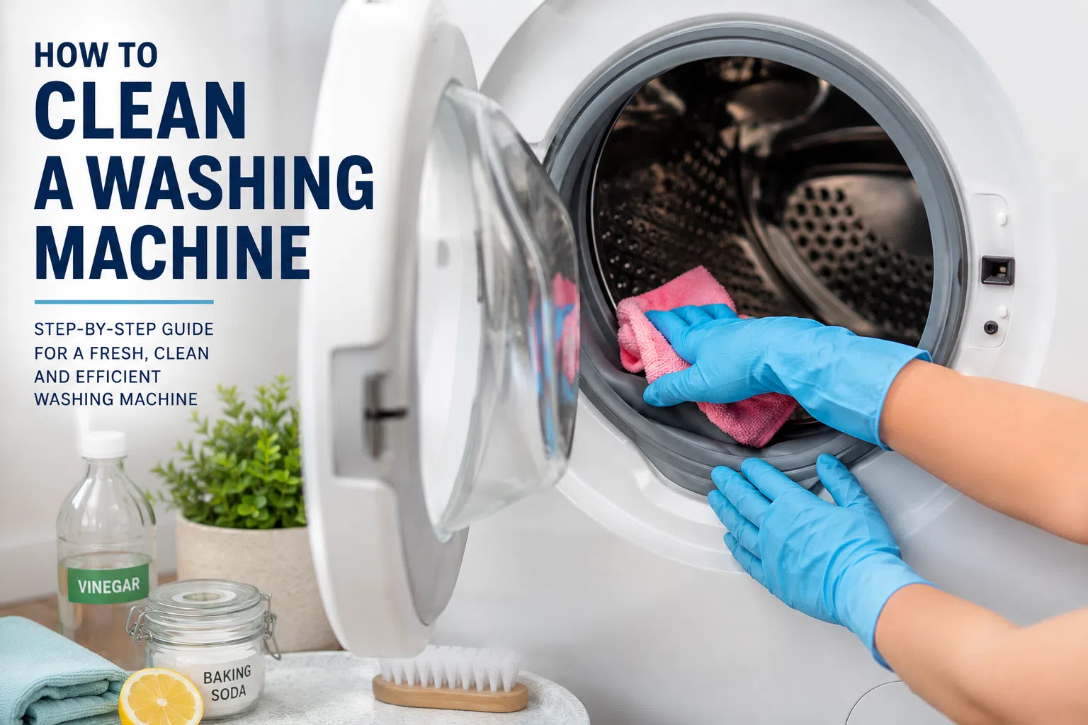 how to clean a washing machine 1 how to clean a washing machine