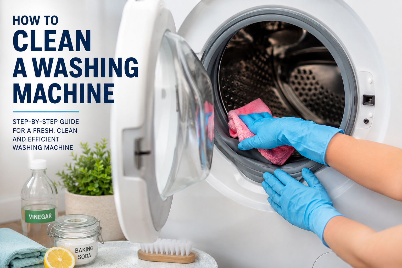 how to clean a washing machine