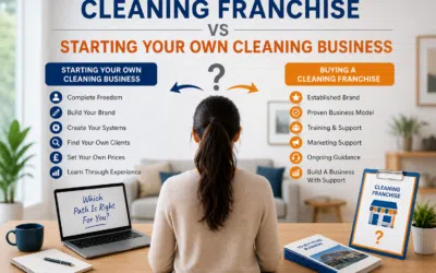 Cleaning Franchise Vs Starting Your Own Cleaning Business