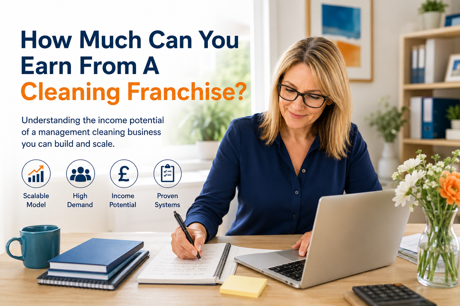 how much can you earn from a cleaning franchise