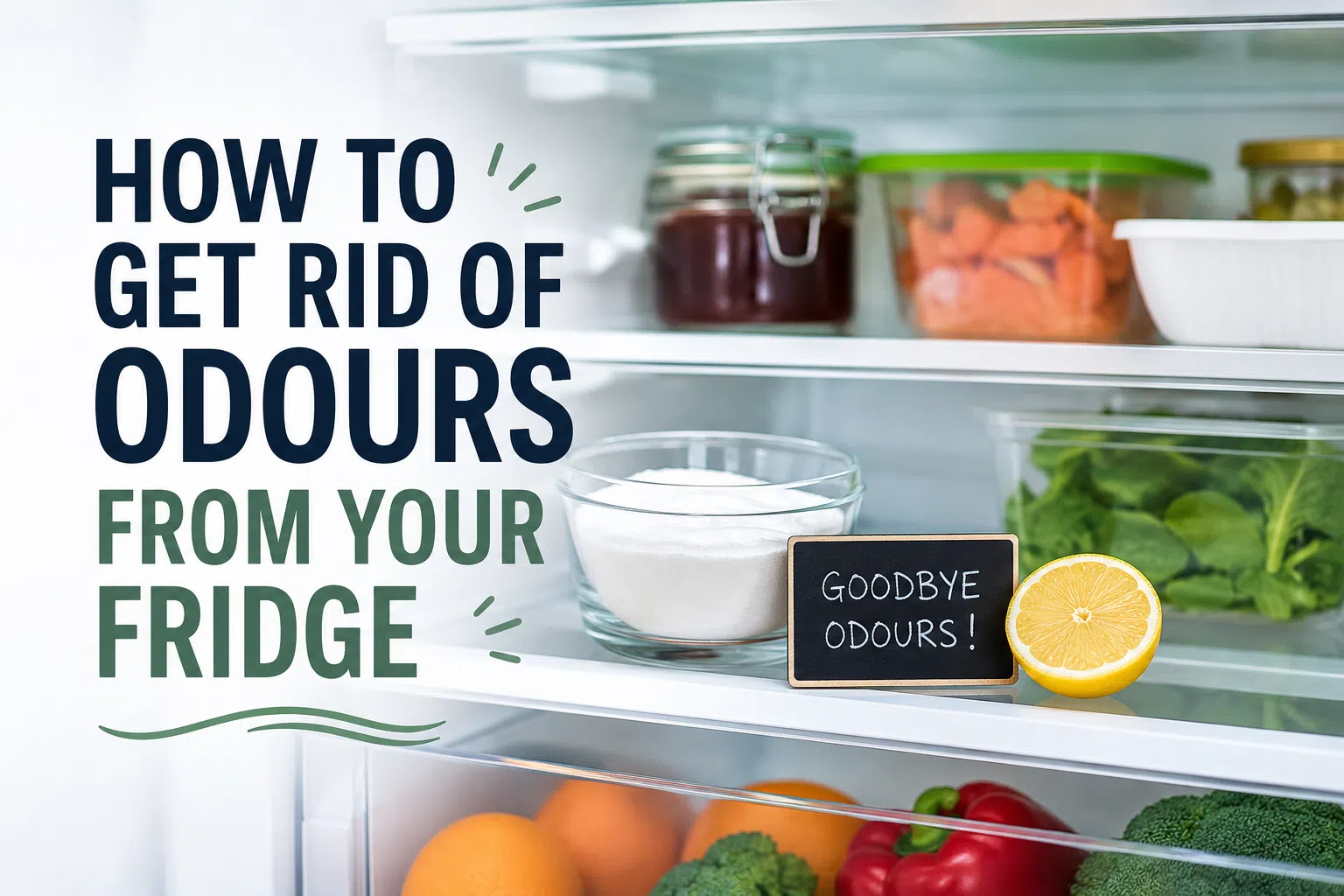 how to remove fridge odours