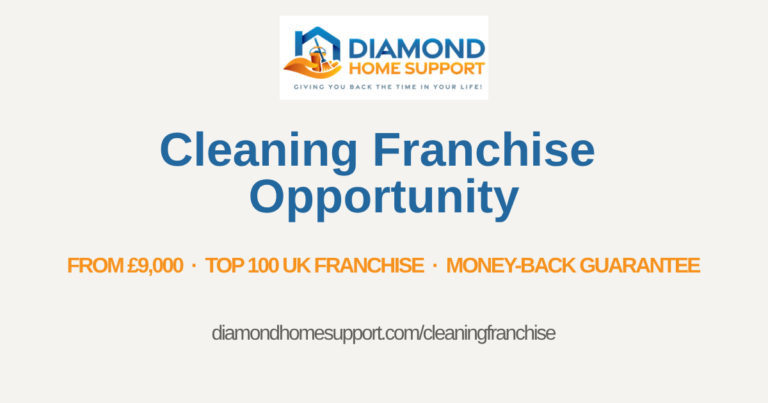 diamond home support cleaning franchise opportunity uk